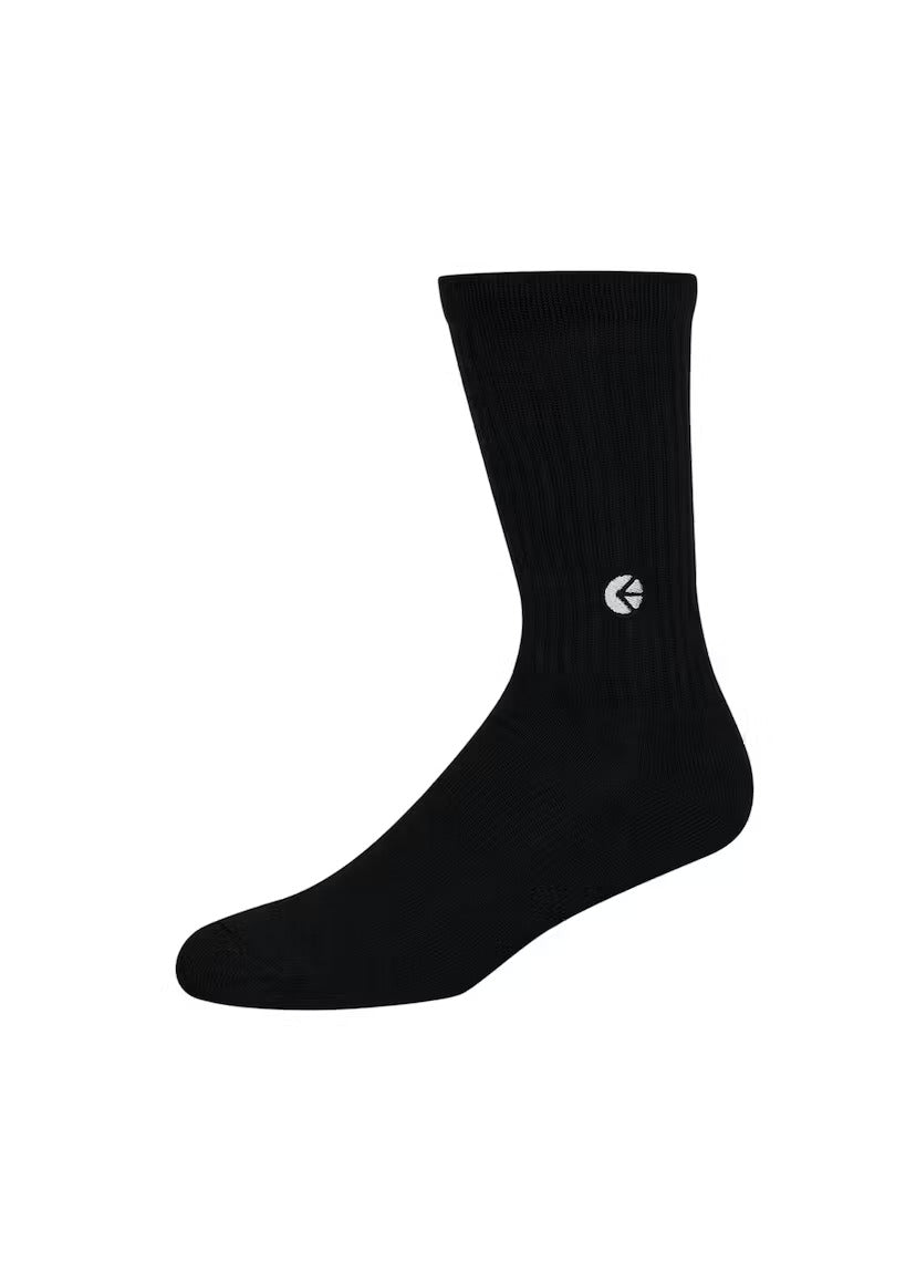 ETHIKA CREW SOCKS - SILVER LOGO