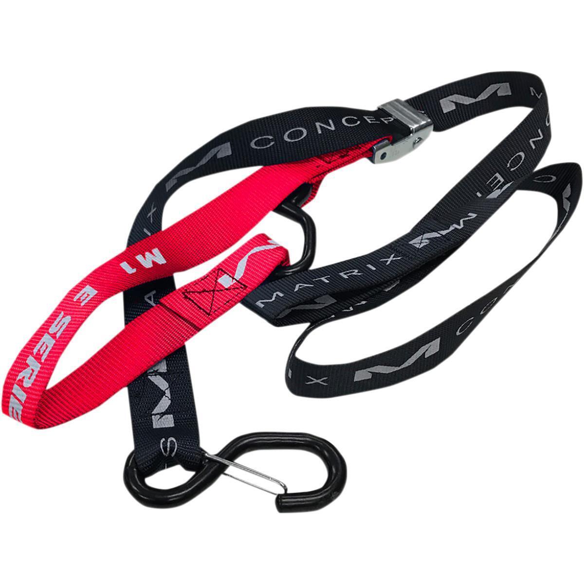 MATRIX E-SERIES TIE-DOWNS 1" BLACK RED