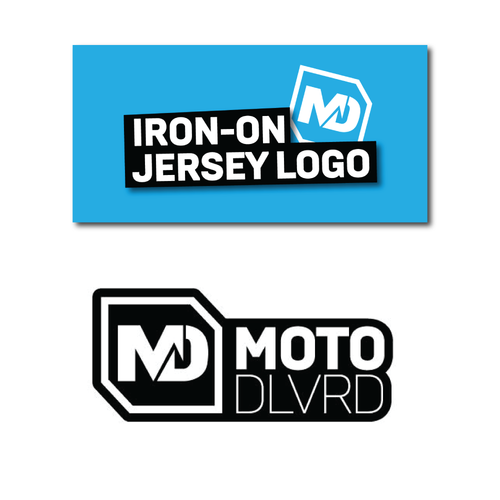 MotoDLVRD Iron-On Jersey Logo