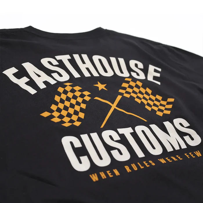 Fasthouse 68 Trick Tee - Black/Vintage Gold