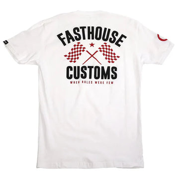 Fasthouse 68 Trick Tee - White/Red