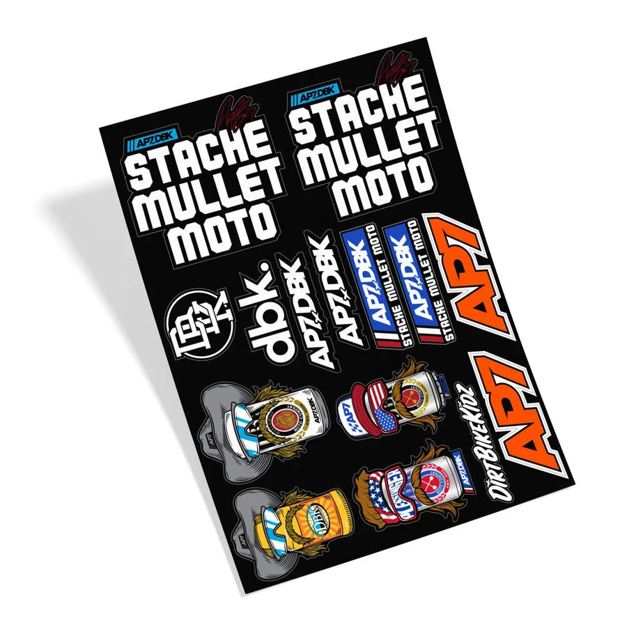 DBK AP7 Sticker Sheet 8.5"X11"