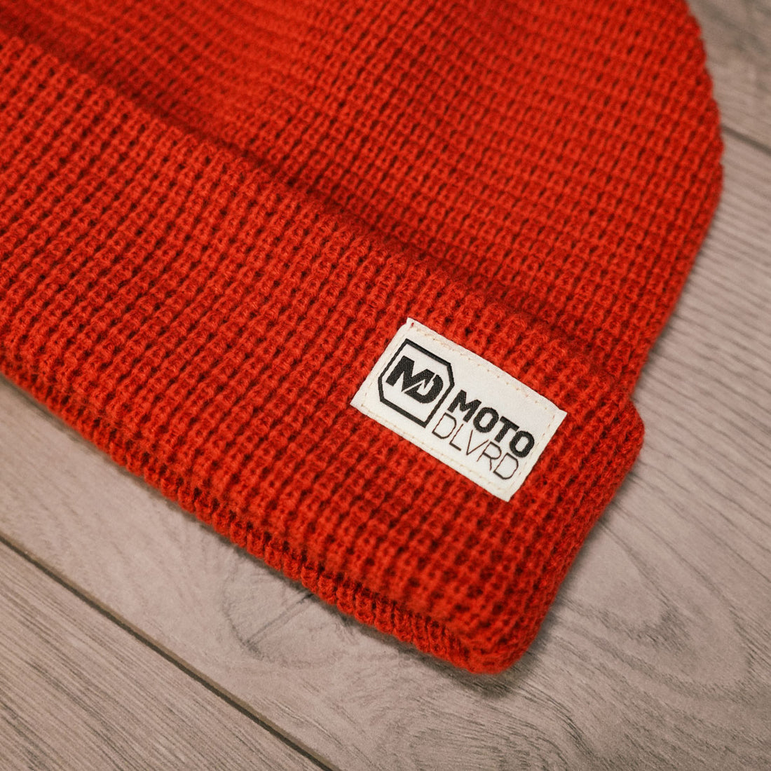 MOTODLVRD Waffle Knit Beanie