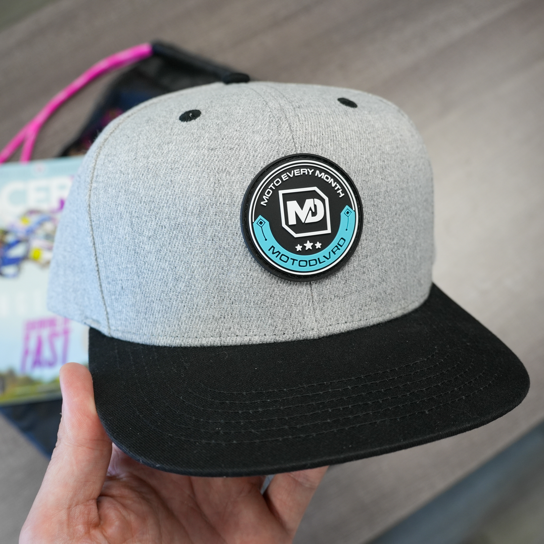 MOTODLVRD Badge Snapback Hat