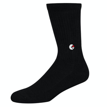 ETHIKA CREW SOCKS - WHITE LOGO