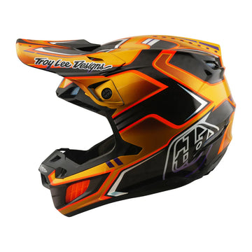 Troy Lee Designs SE5 Carbon Helmet Crest Gold