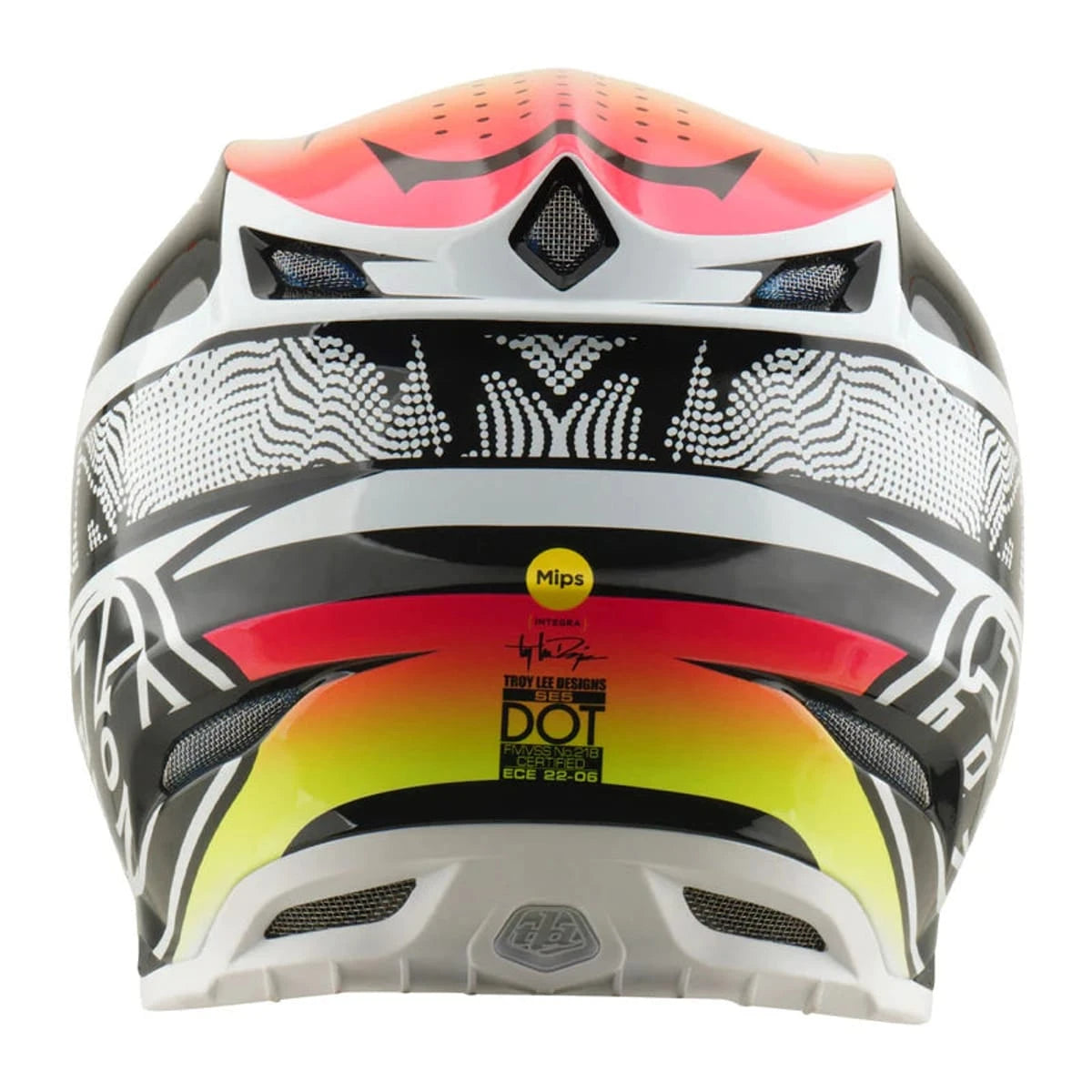 Troy Lee Designs SE5 Carbon Helmet Lined up White - MOTODLVRD