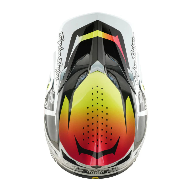 Troy Lee Designs SE5 Carbon Helmet Lined up White