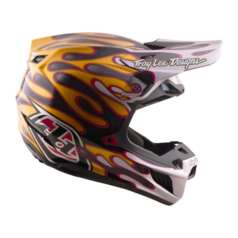 Troy Lee Designs SE5 Carbon Helmet Crest Gold