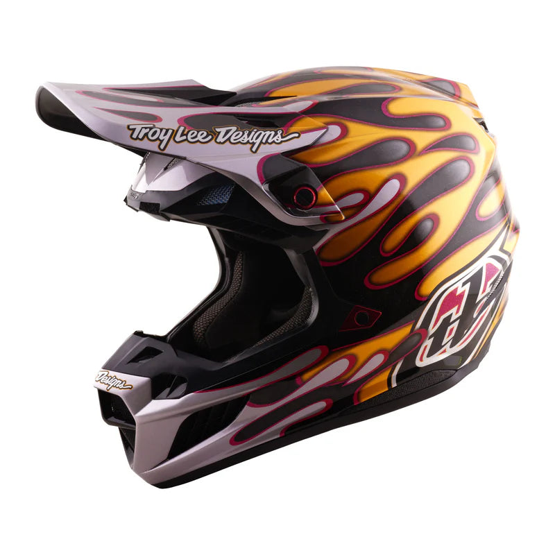 Troy Lee Designs SE5 Carbon Helmet Crest Gold