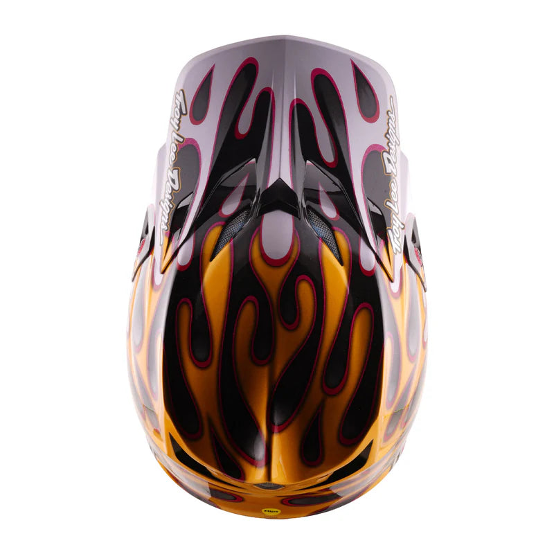 Troy Lee Designs SE5 Carbon Helmet Crest Gold