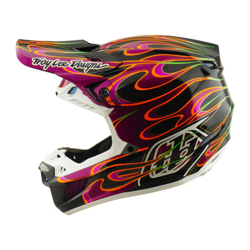 Troy Lee Designs SE5 Carbon Helmet Torched Black / Violet