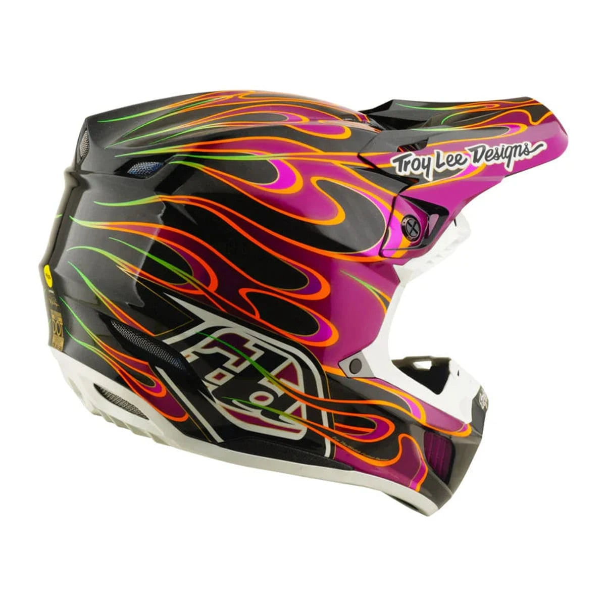 Troy Lee Designs SE5 Carbon Helmet Torched Black / Violet - MOTODLVRD