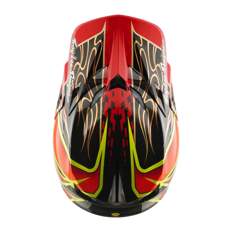 Troy Lee Designs SE5 Carbon Helmet Wings Red