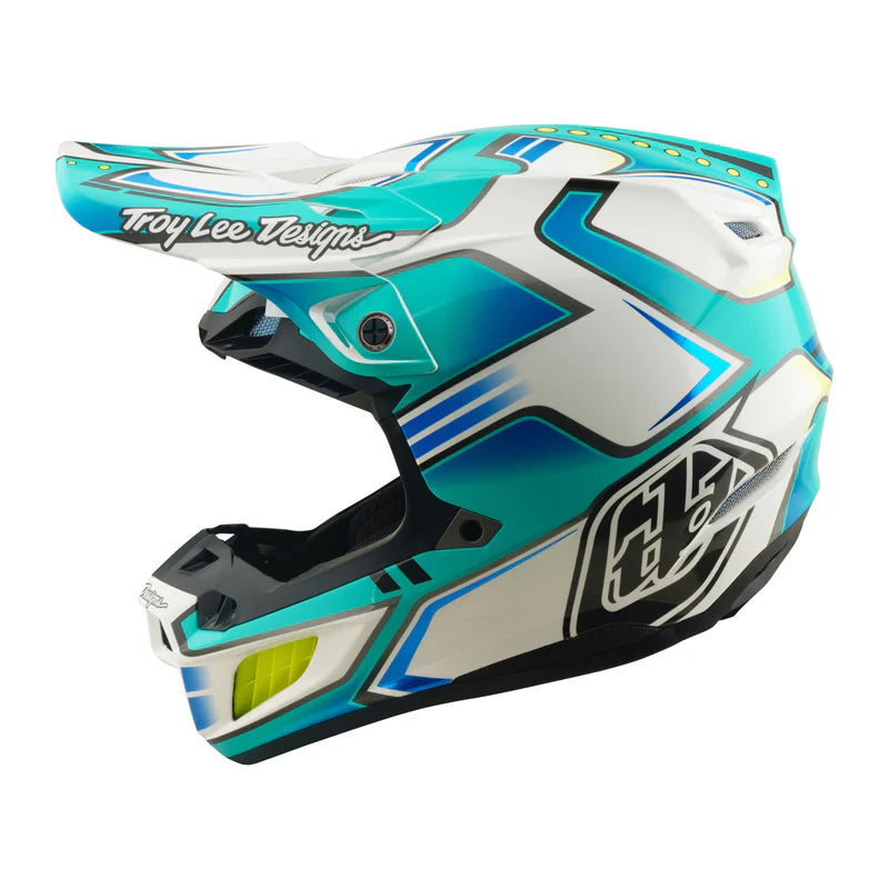 Troy Lee Designs SE5 Composite Helmet Crest Real Teal