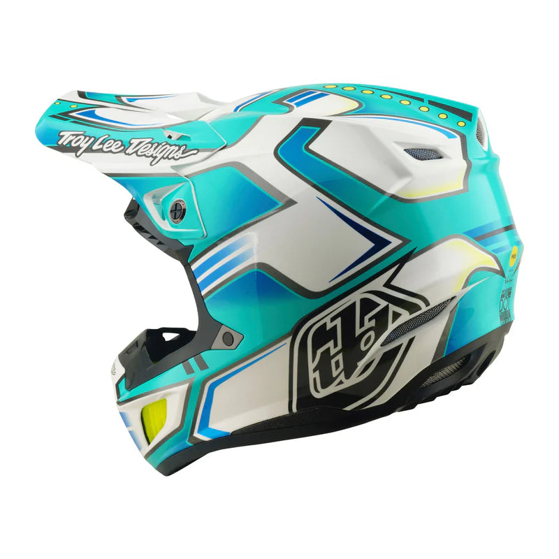 Troy Lee Designs SE5 Composite Helmet Crest Real Teal