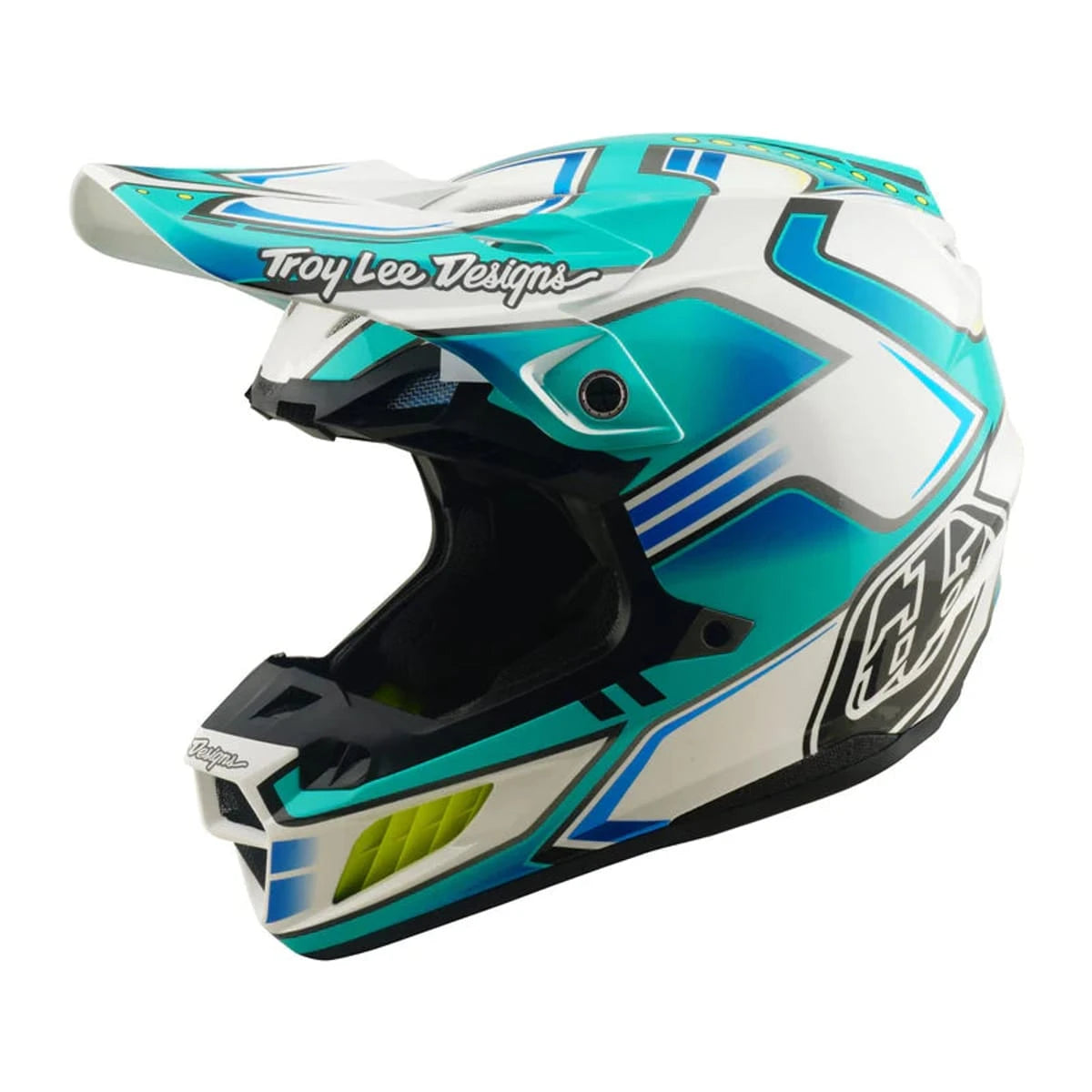 Troy Lee Designs SE5 Composite Helmet Crest Real Teal - MOTODLVRD
