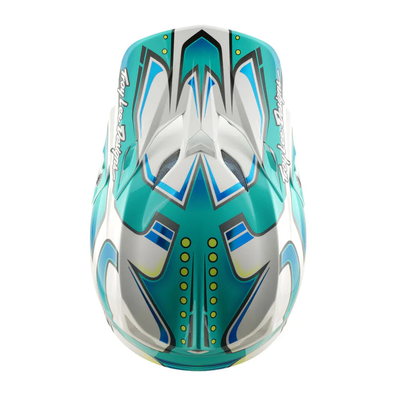 Troy Lee Designs SE5 Composite Helmet Crest Real Teal