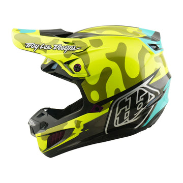Troy Lee Designs SE5 Composite Helmet Myth Flo Yellow