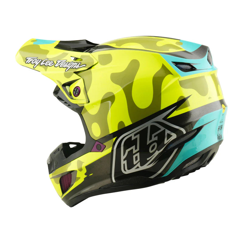 Troy Lee Designs SE5 Composite Helmet Myth Flo Yellow