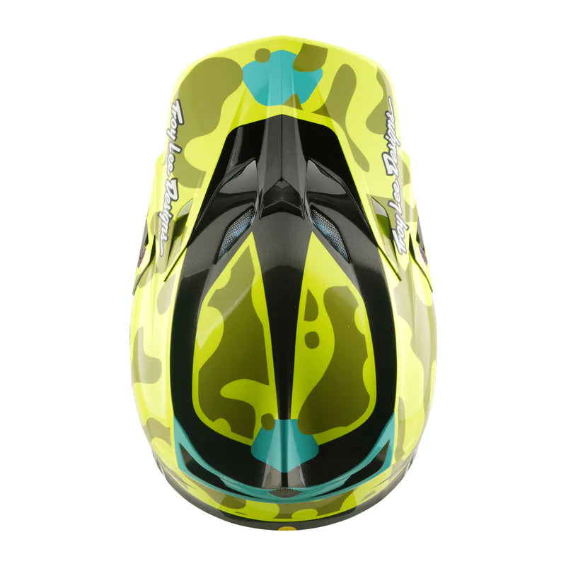 Troy Lee Designs SE5 Composite Helmet Myth Flo Yellow