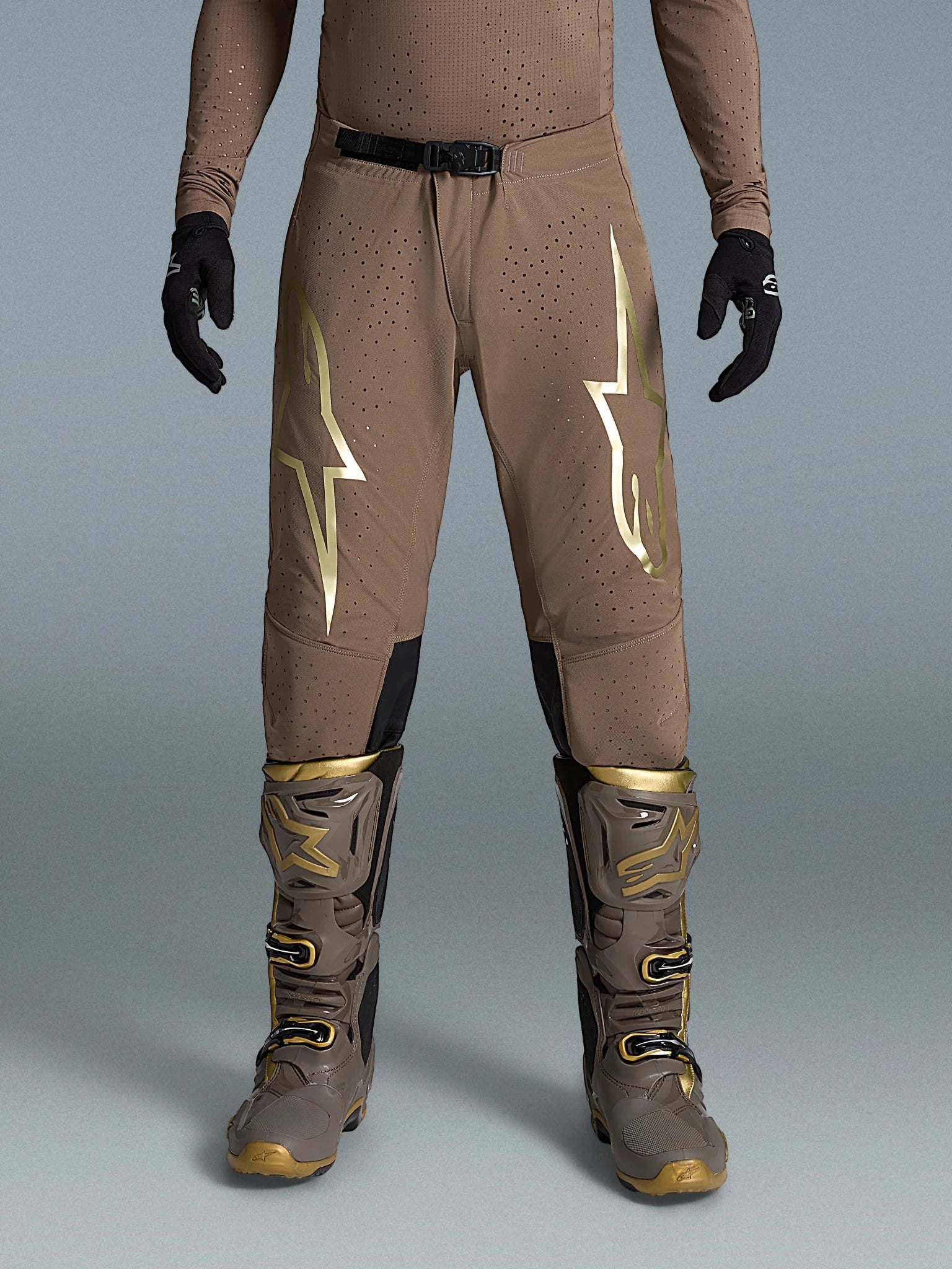 Alpinestars Limited Edition Supertech Air Gold Pants - MOTODLVRD