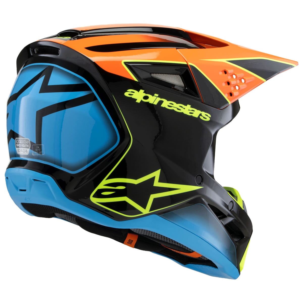 Alpinestars SM3 Youth Fray Helmet - MOTODLVRD