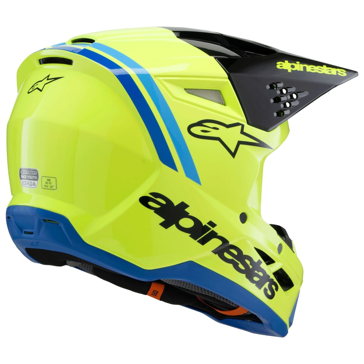 Alpinestars SM3 Youth Radium Helmet - MOTODLVRD