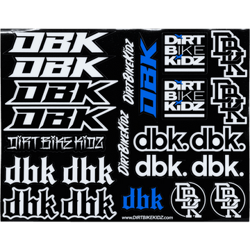 DBK Moto Pack Sticker Sheet 8.5"X11" - MOTODLVRD