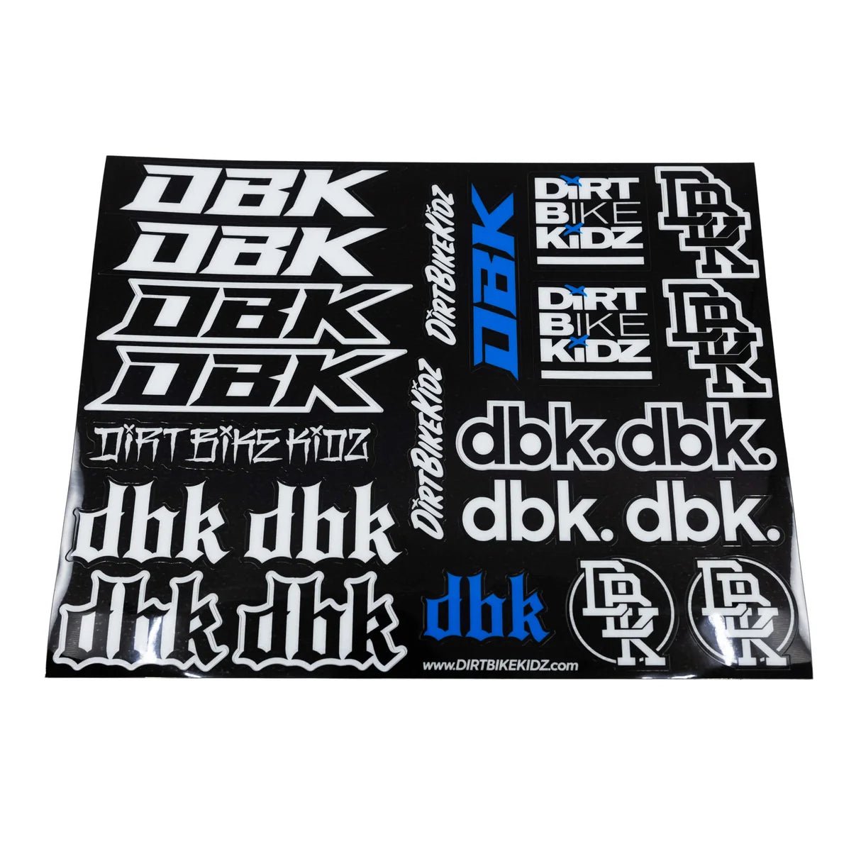 DBK Moto Pack Sticker Sheet 8.5"X11" - MOTODLVRD