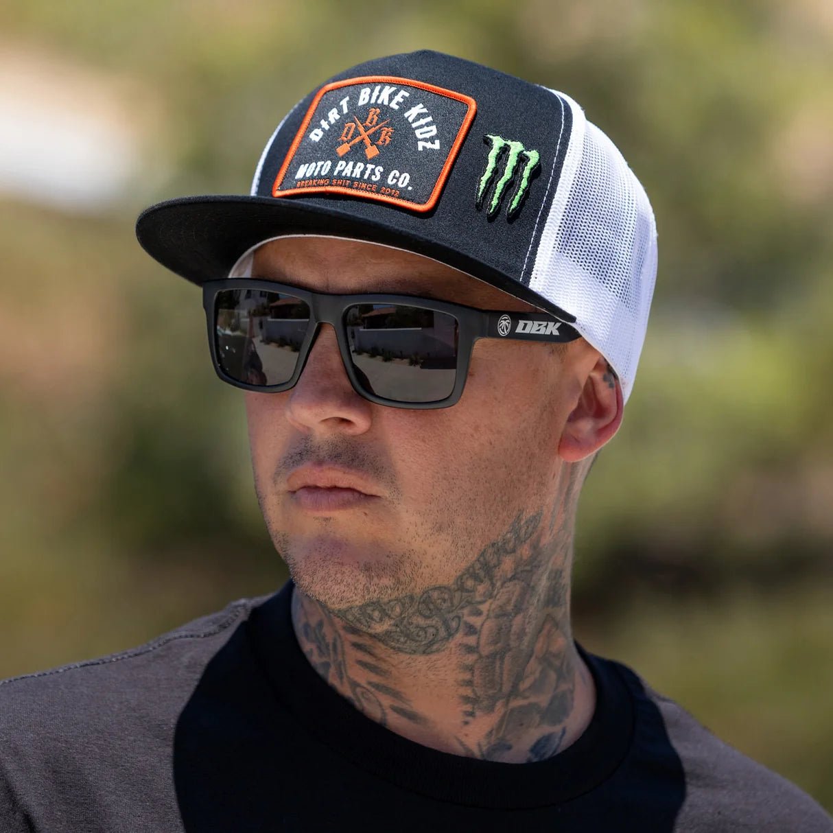 DBK MP Trucker 2Fifty Snapback Hat Black - MOTODLVRD