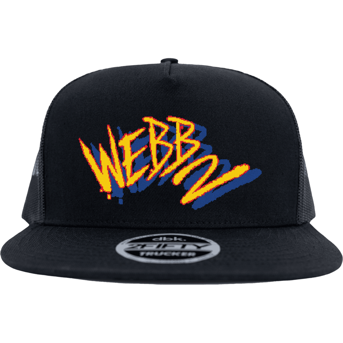 DBK Rad CW2 2Fifty Trucker Hat Black - MOTODLVRD