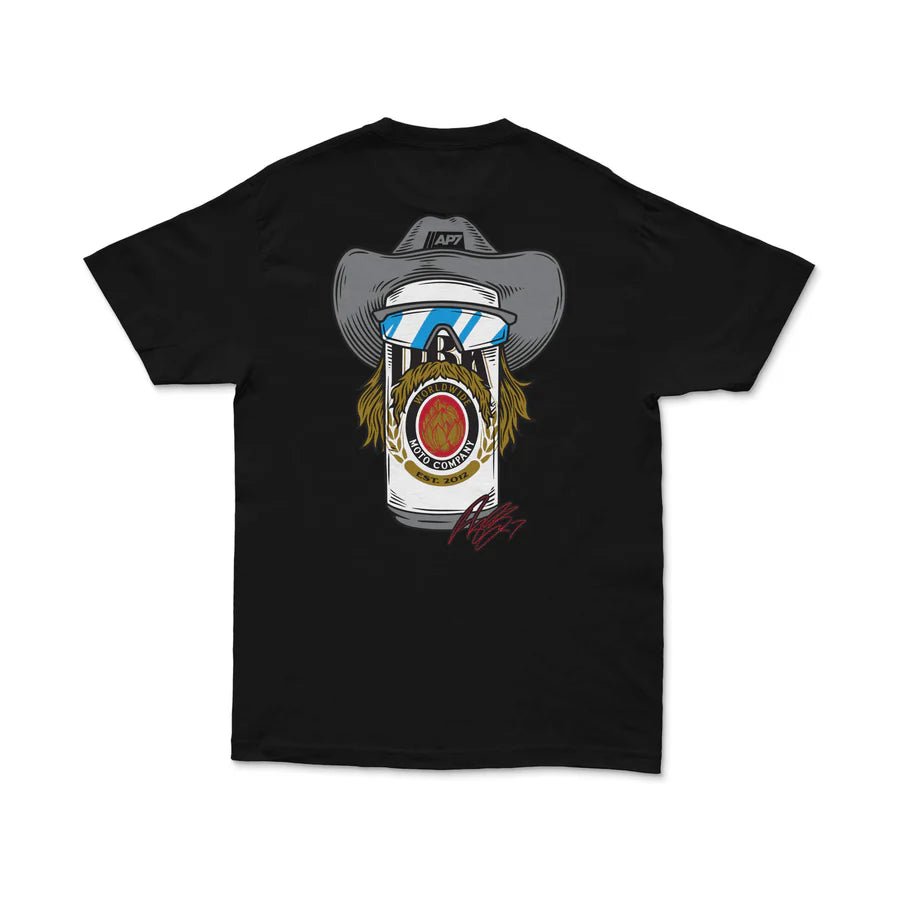 DBK Stache Mullet Moto Tee - MOTODLVRD