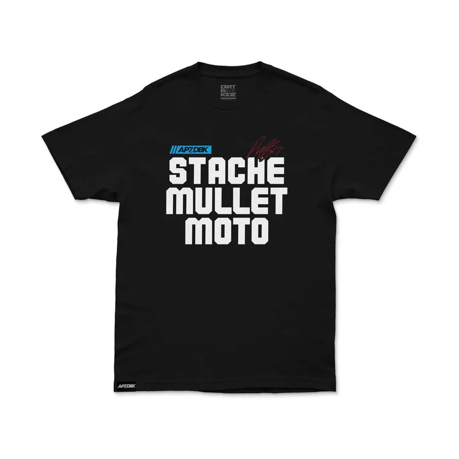 DBK Stache Mullet Moto Tee - MOTODLVRD
