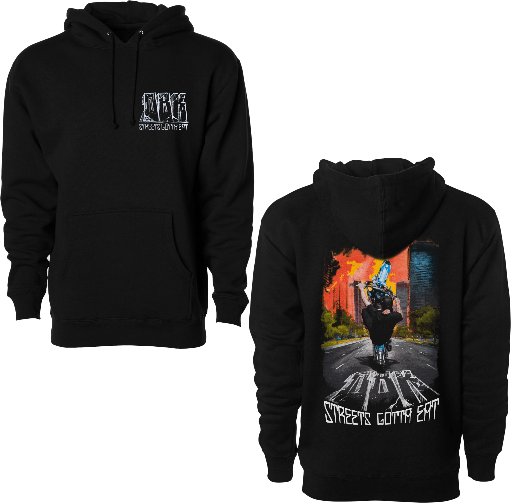 DBK Streets Gotta Eat Hoodie - MOTODLVRD