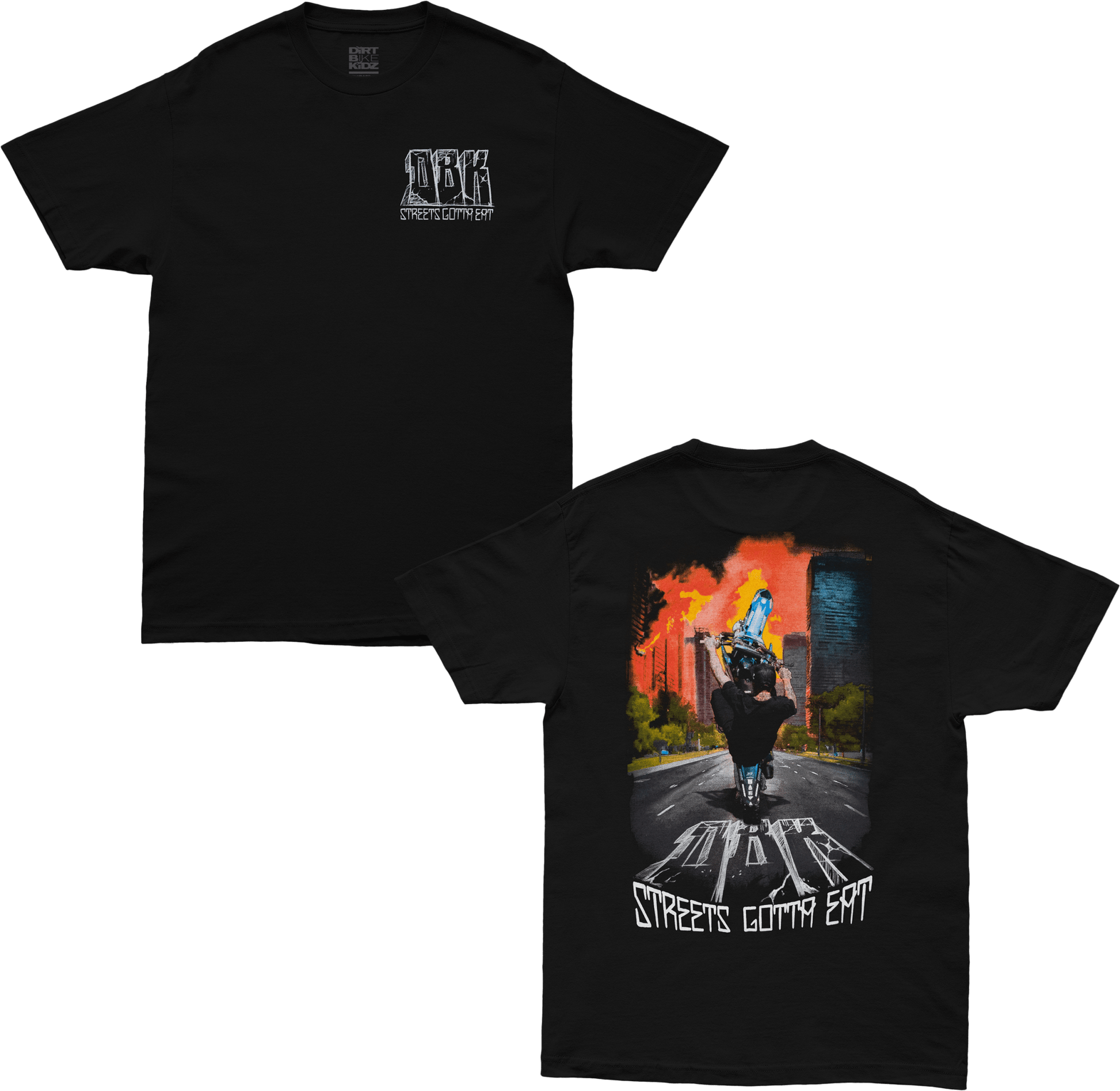 DBK Streets Gotta Eat Tee - MOTODLVRD