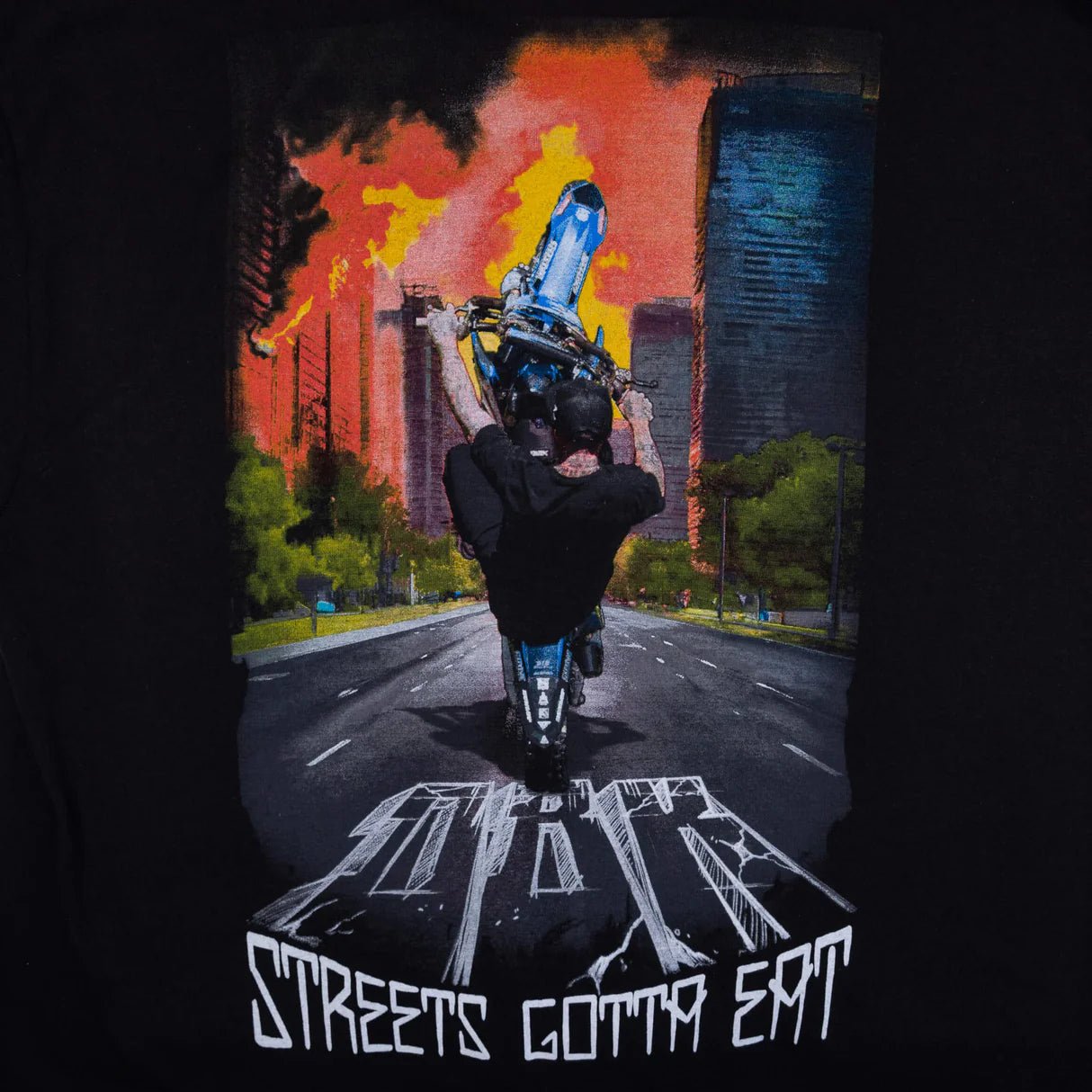 DBK Streets Gotta Eat Tee - MOTODLVRD