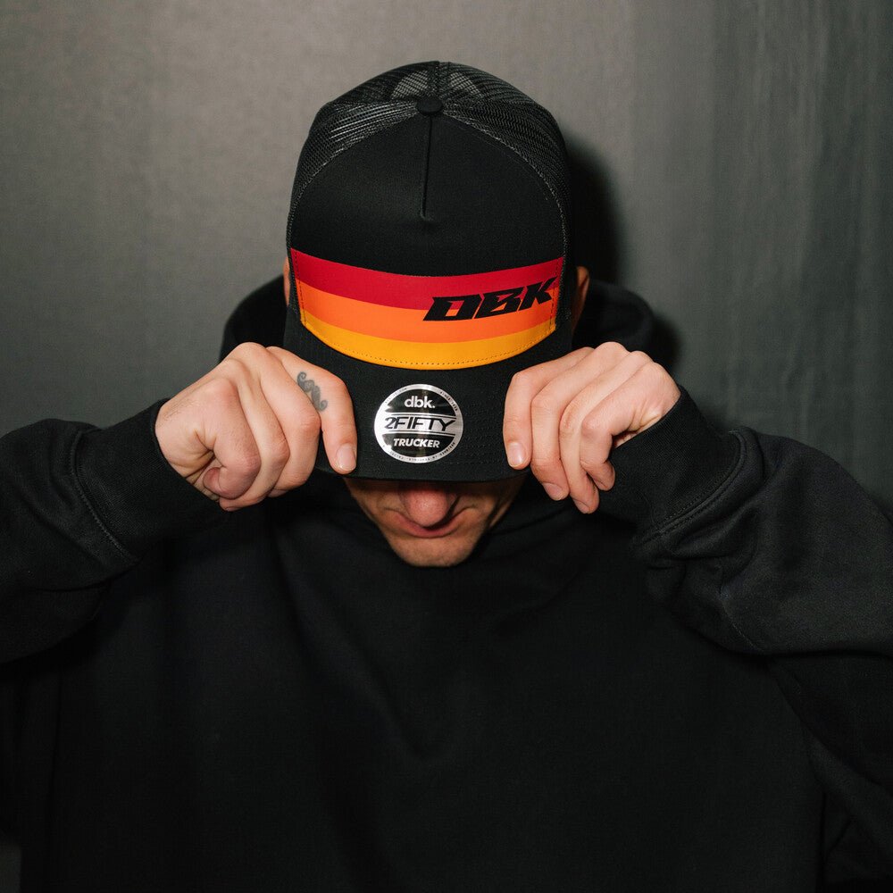 DBK Sunday Stripe 2Fifty Trucker Hat - MOTODLVRD