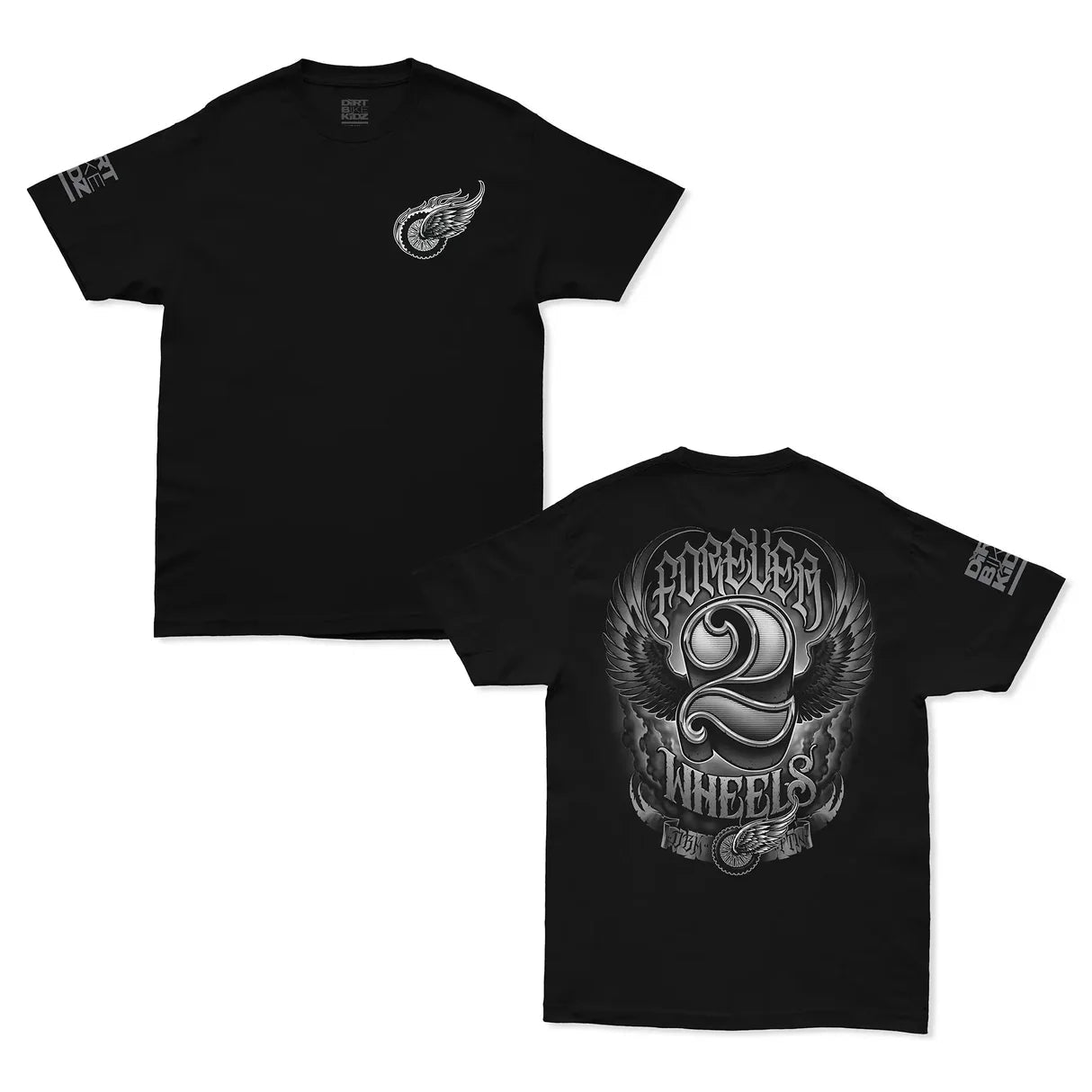 DBK Two Wheels Tee - MOTODLVRD