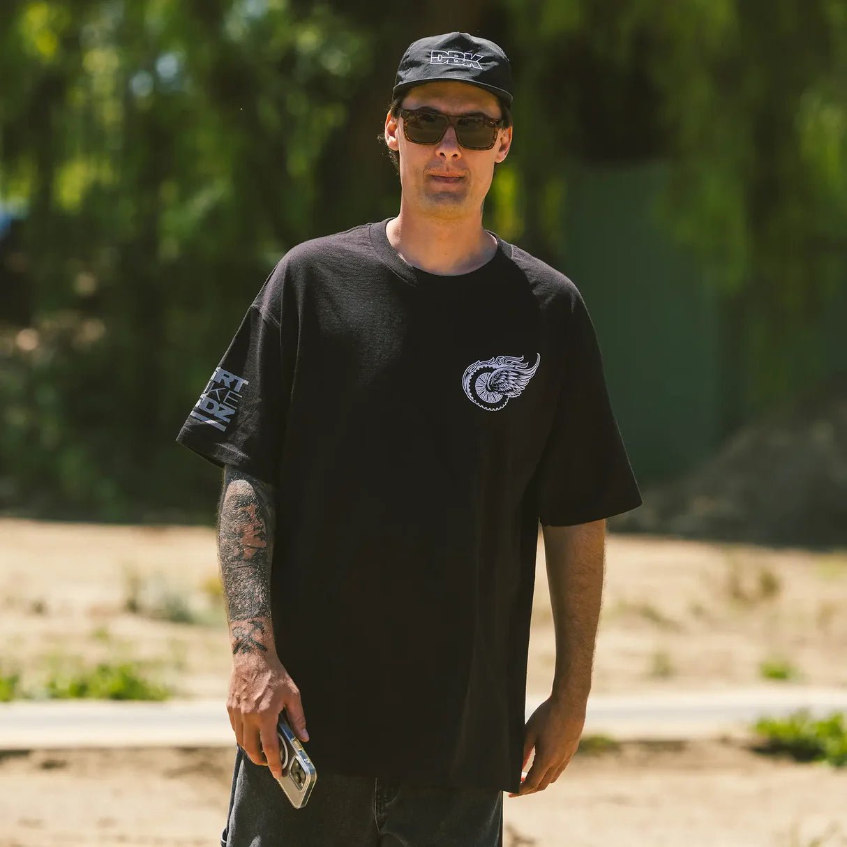 DBK Two Wheels Tee - MOTODLVRD