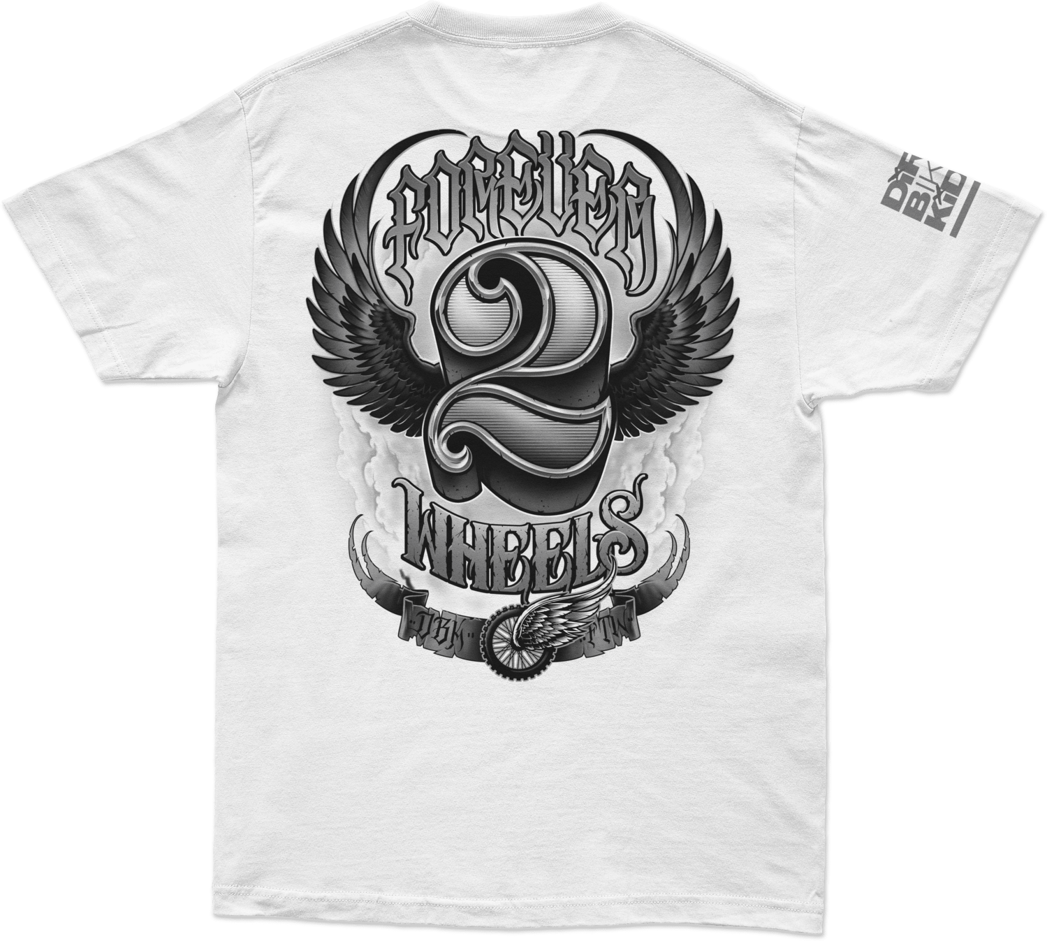 DBK Two Wheels Tee - MOTODLVRD