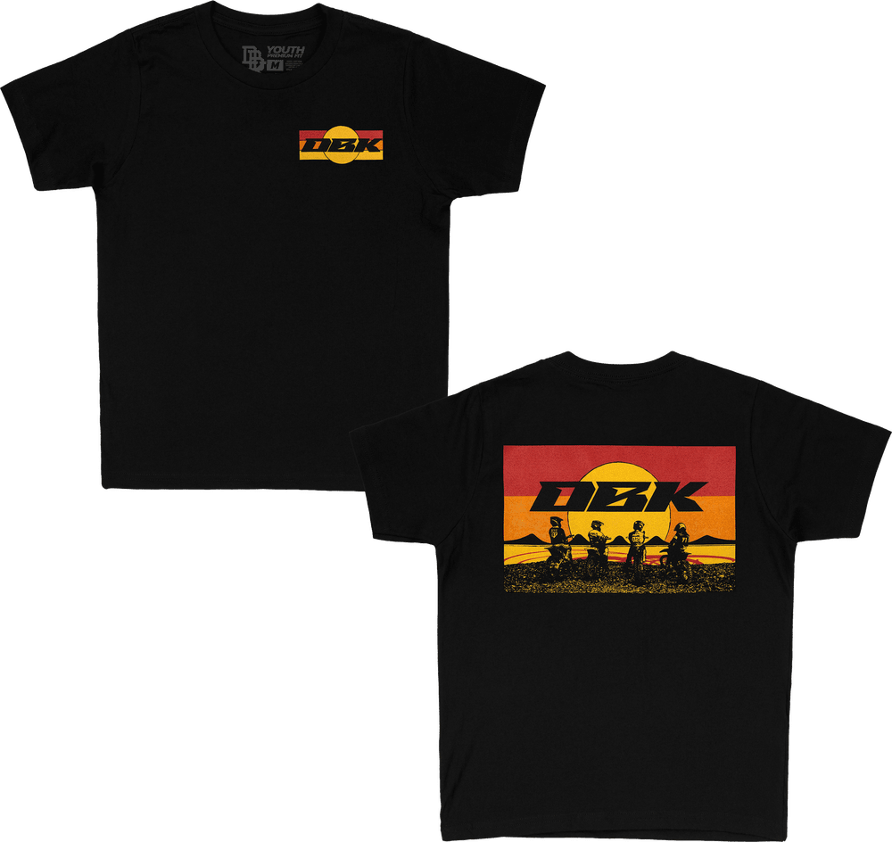 DBK Youth Sunday Stripe Tee - MOTODLVRD