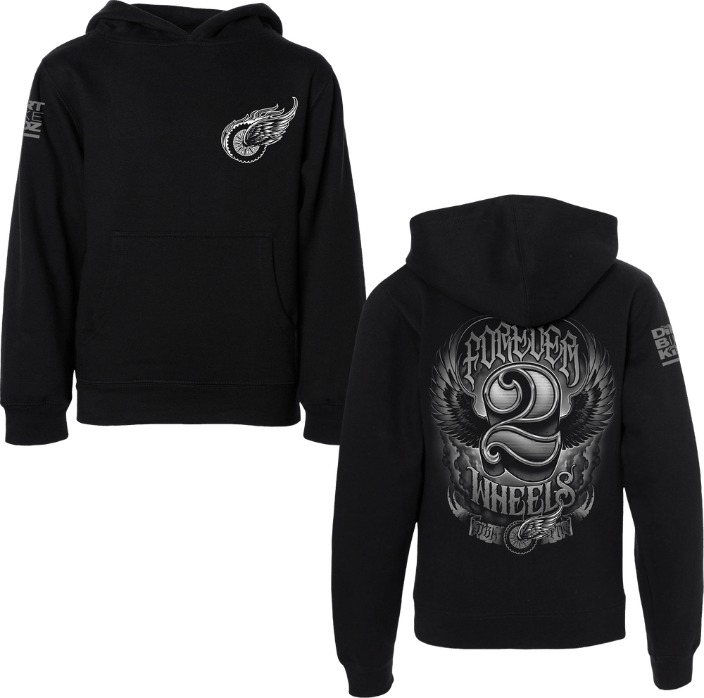 DBK Youth Two Wheels Hoodie - MOTODLVRD