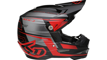 6D ATR-2 Mach Helmet Red