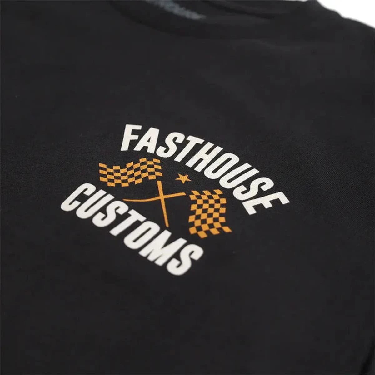 Fasthouse 68 Trick Tee - Black/Vintage Gold - MOTODLVRD