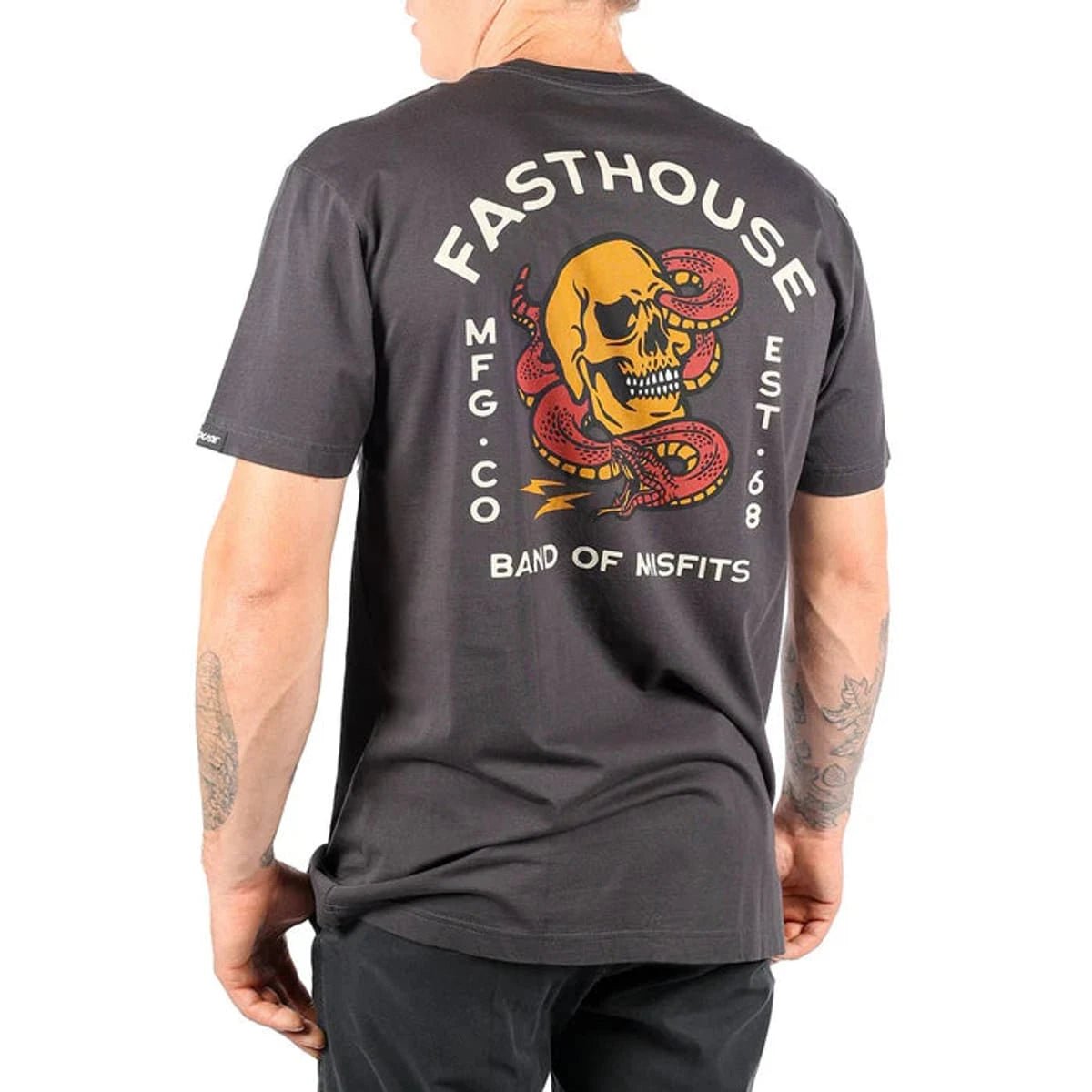 Fasthouse Manasa Tee - Graphite Black - MOTODLVRD