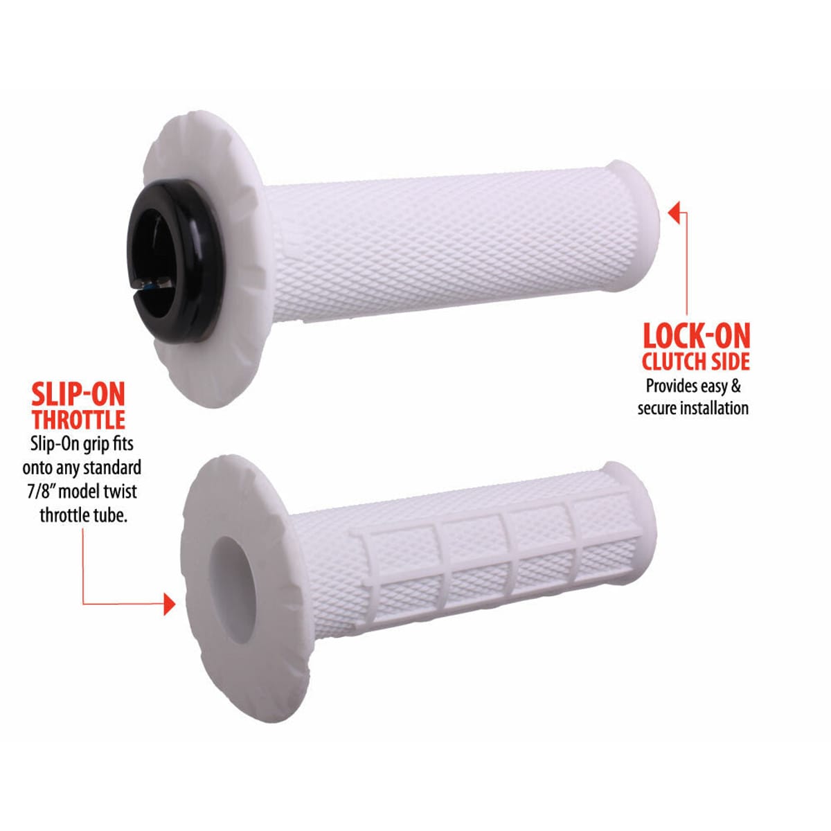 ODI Universal V2 Lock-On Grips - MOTODLVRD