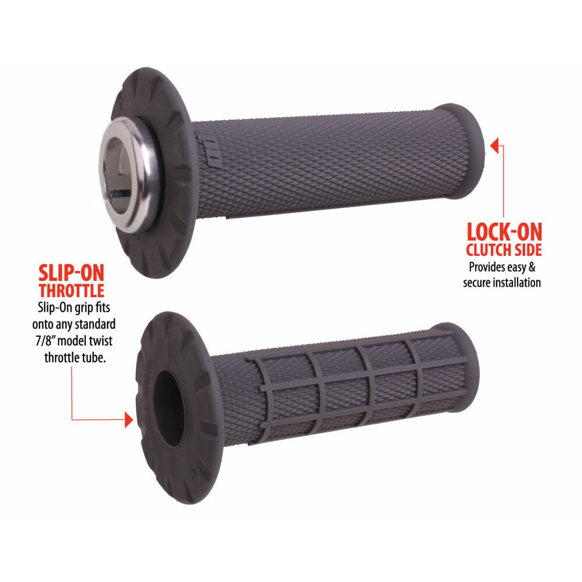 ODI Universal V2 Lock-On Grips - MOTODLVRD