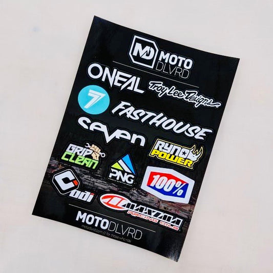 MOTODLVRD Sticker Sheet